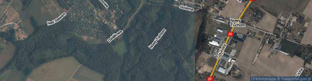 Zdjęcie satelitarne Nowy Tuchom ul.
